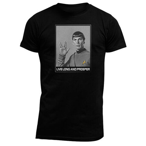 T-shirt - Star Trek - Spock Noir Taille M